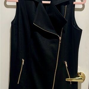 Black Asymmetrical Embellished Mini Dress